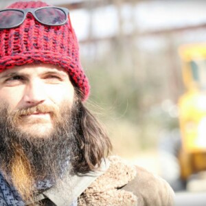 Robert Leonard outside the Seven Hills Homeless Center in Fayetteville just before Christmas, 2017. The 28-year-old Army National Guard veteran doesn't have a home and has tried to kill himself twice, he says. Credit Bobby Ampezzan